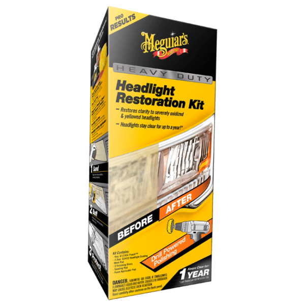 Meguiar’s Heavy Duty Headlight Restoration Kit NEW - tylko w autonablask.pl