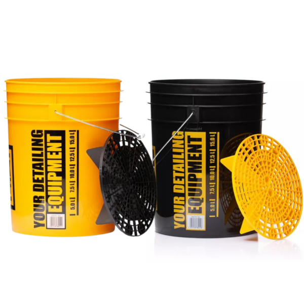 WORK STUFF Zestaw Wiader do Mycia i Płukania z separatorami