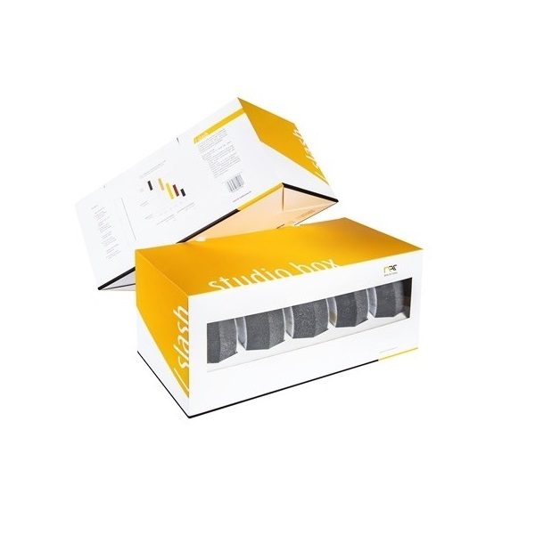 NAT Studio Box Slash DA Grafitowa Twarda gąbka polerska 133/148mm