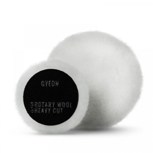 GYEON Q2M Rotary Wool Heavy Cut 130mm - agresywny wełniany pad tnący do maszyn rotacyjnych