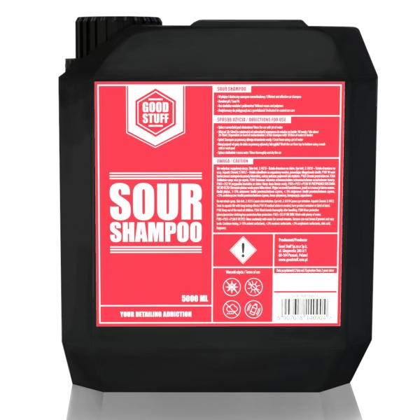 GOOD STUFF SOUR SHAMPOO 5l - kwaśny szampon do powłok i wosków