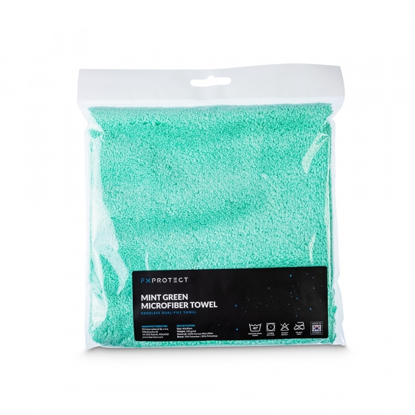 FX PROTECT Mint Green 40×40 cm – Dwustronna mikrofibra 550 g/m²