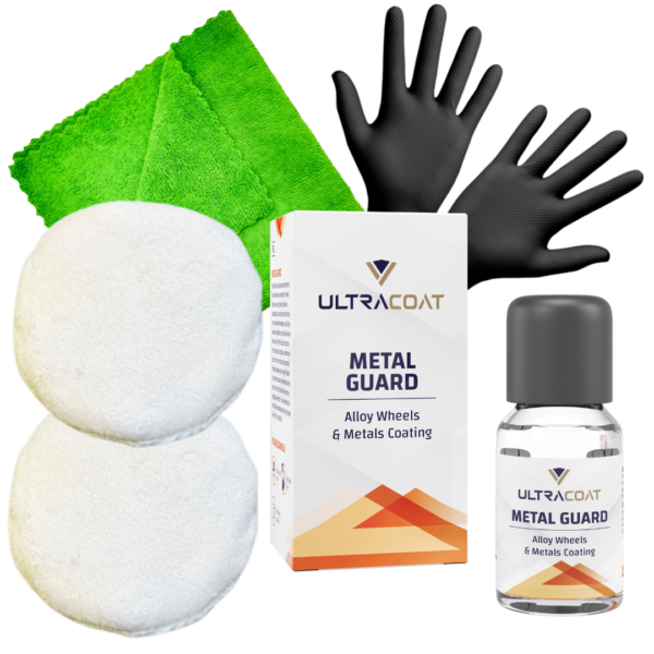Ultracoat Metal Guard – Ceramiczna Powłoka Ochronna na Metal, 15 ml Zestaw