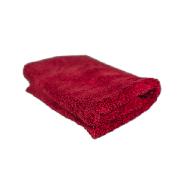 ZERDA Plush buff. 40x40cm 530GSM mikrofibra red