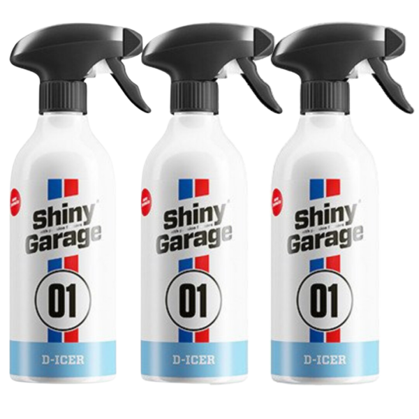 Shiny Garage D-Icer 500ml – odmrażacz zestaw 3 sztuki