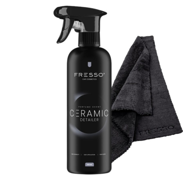 Fresso zestaw Ceramic Quick Detailer 500ml + mikrofibra Fresso Aurora Ultra Soft