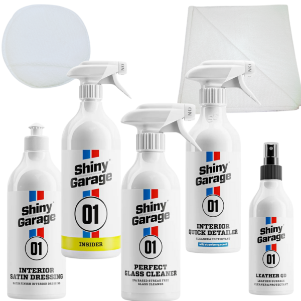 Shiny Garage pełny zestaw do czyszczenia i zabezpieczenia wnętrza