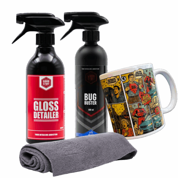 Good Stuff Zestaw do usuwania robaków i nabłyszczenia lakieru z kubkiem gratis