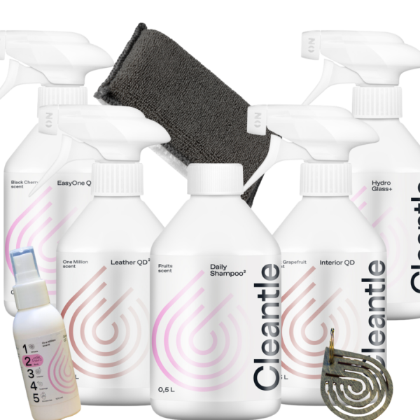 Cleantle Pomysł na prezent dla fana czystego auta, zestaw podstawowych kosmetyków